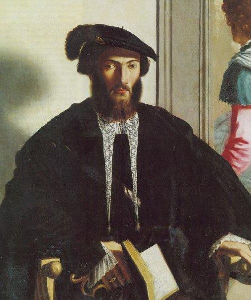 Wikioo.org - The Encyclopedia of Fine Arts - Painting, Artwork by Parmigianino - Portrait of gentleman G.B. Castaldi