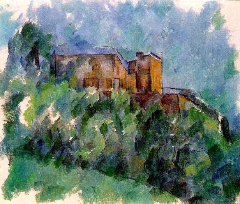 Wikioo.org - Bách khoa toàn thư về mỹ thuật - Vẽ tranh, Tác phẩm nghệ thuật Paul Cezanne - Chateau Noir