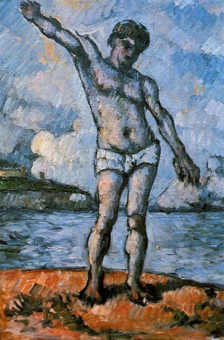 Wikioo.org - The Encyclopedia of Fine Arts - Painting, Artwork by Paul Cezanne - Man Standing, Arms Extended