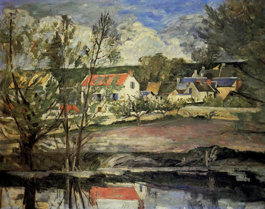 Wikioo.org - Bách khoa toàn thư về mỹ thuật - Vẽ tranh, Tác phẩm nghệ thuật Paul Cezanne - In the Oise Valley