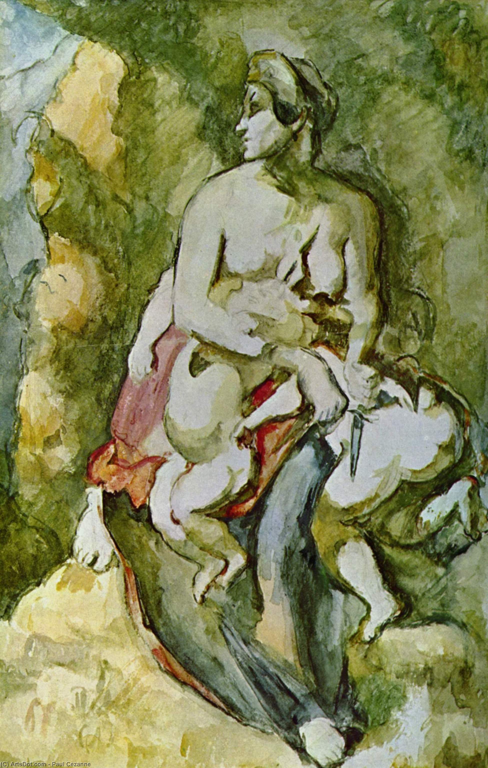 WikiOO.org - Encyclopedia of Fine Arts - Lukisan, Artwork Paul Cezanne - Medea
