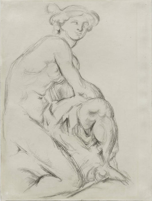 WikiOO.org - Encyclopedia of Fine Arts - Lukisan, Artwork Paul Cezanne - Mercury after Pigalle