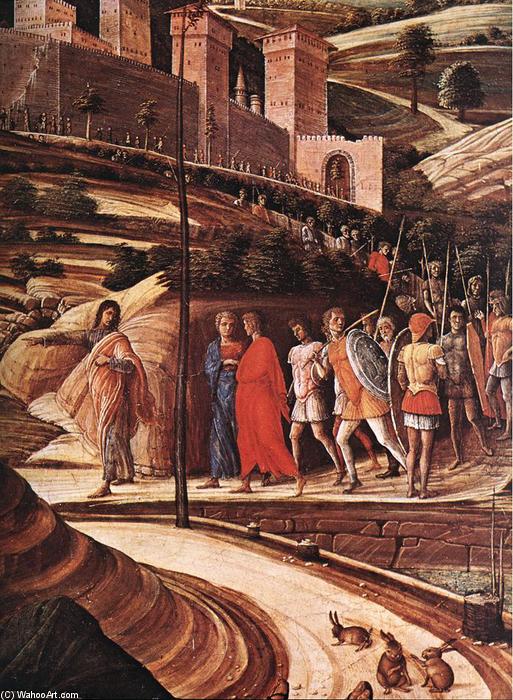 Wikioo.org - Encyklopedia Sztuk Pięknych - Malarstwo, Grafika Andrea Mantegna - Agony in the Garden (detail)