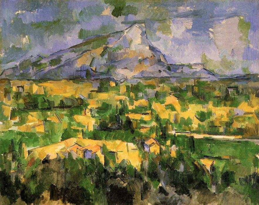 WikiOO.org - Güzel Sanatlar Ansiklopedisi - Resim, Resimler Paul Cezanne - Mont Sainte-Victoire