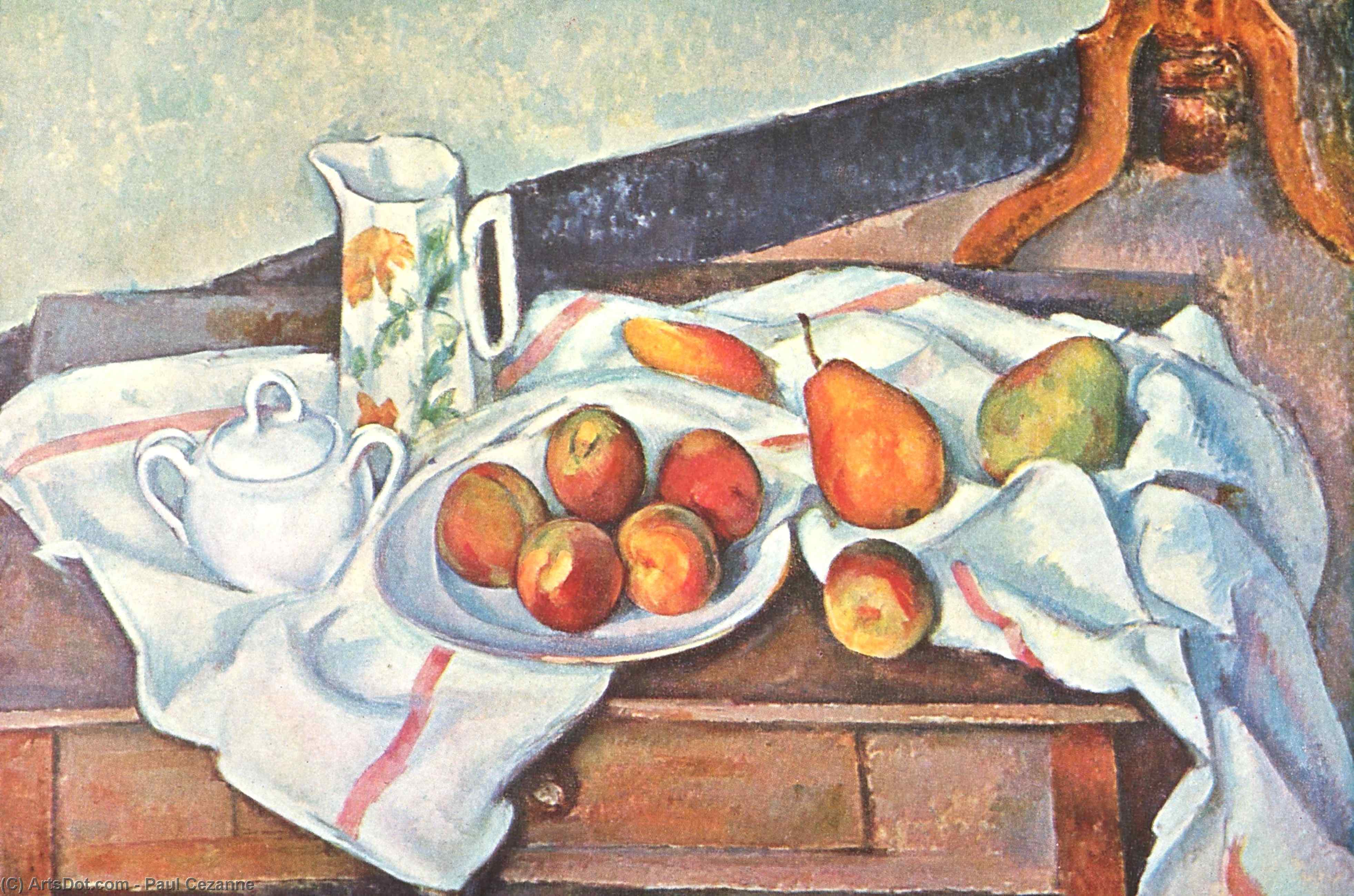 WikiOO.org - Encyclopedia of Fine Arts - Målning, konstverk Paul Cezanne - Still Life with Sugar
