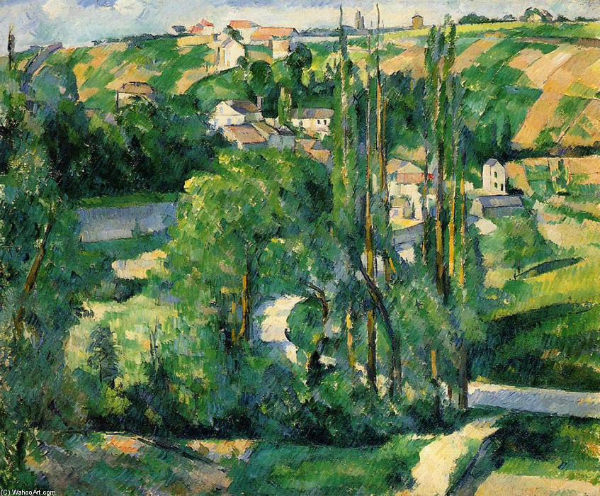 Wikioo.org - The Encyclopedia of Fine Arts - Painting, Artwork by Paul Cezanne - Cote du Galet, at Pontoise