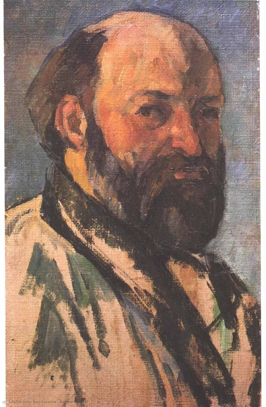 Wikioo.org – La Enciclopedia de las Bellas Artes - Pintura, Obras de arte de Paul Cezanne - autorretrato 10