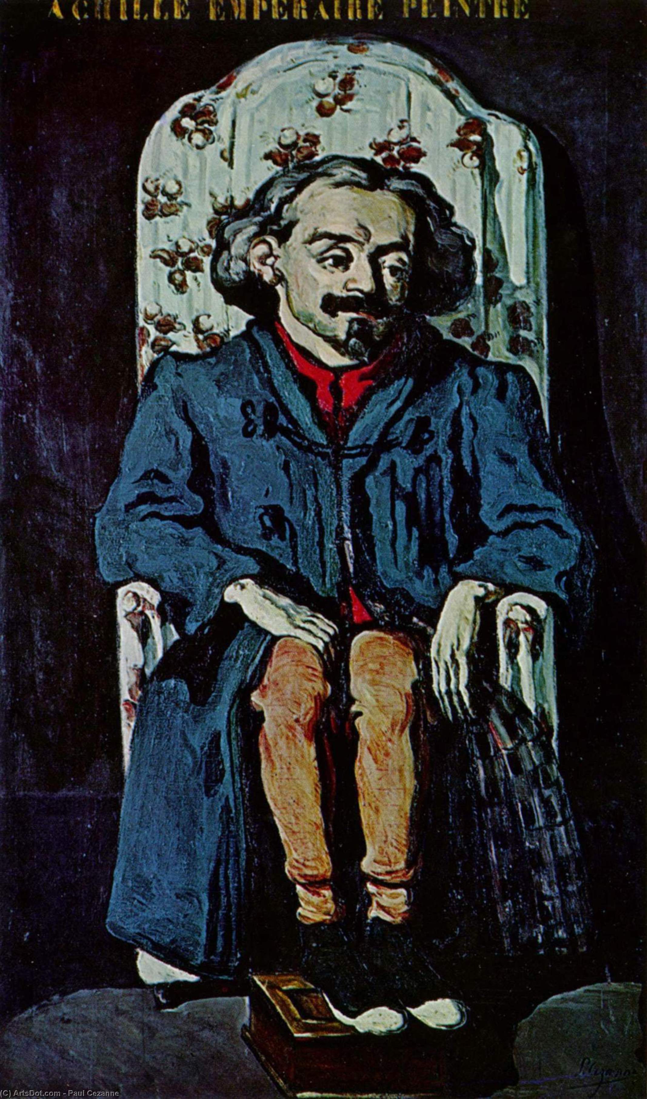 WikiOO.org - Encyclopedia of Fine Arts - Maalaus, taideteos Paul Cezanne - Achille Emperaire