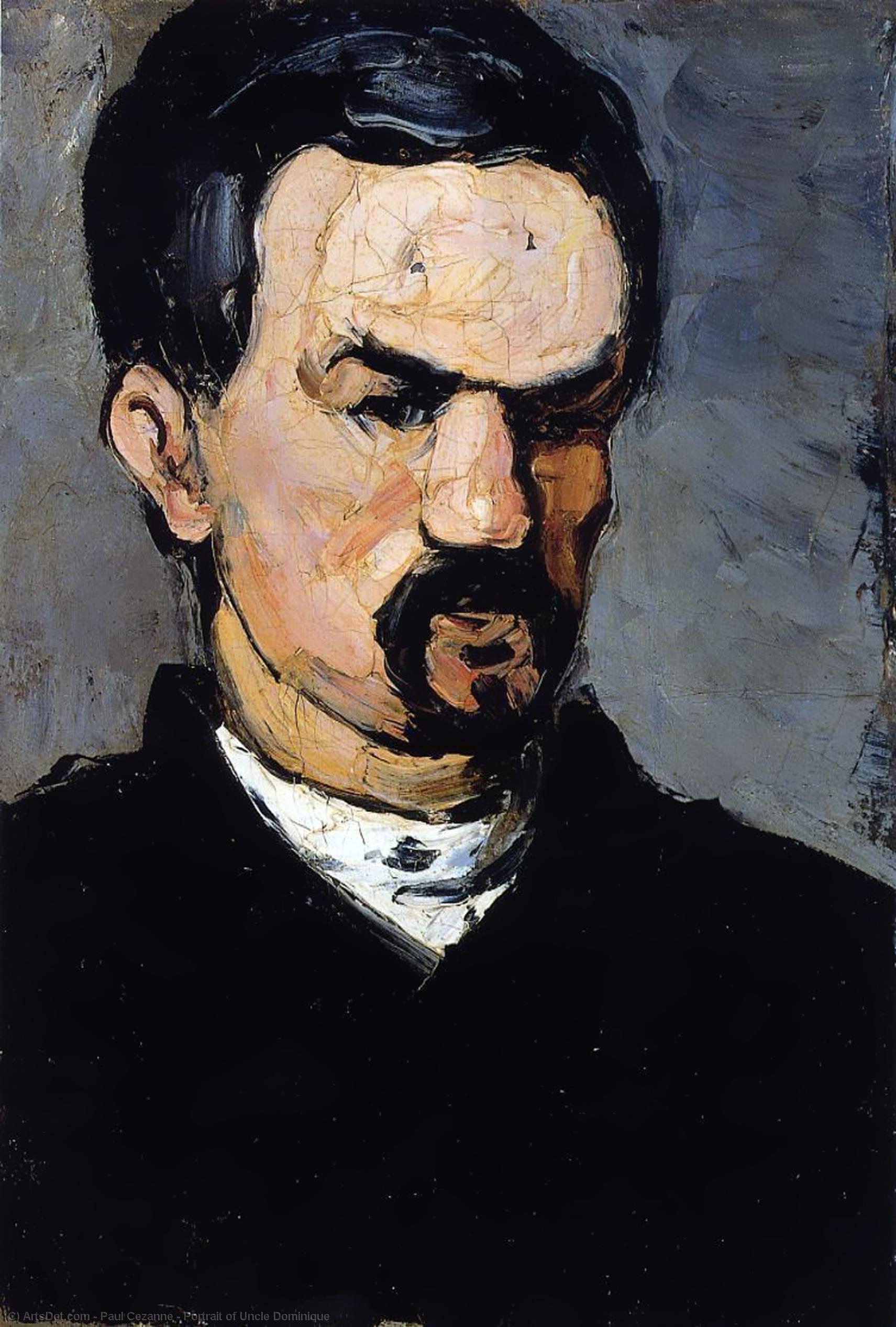 Wikioo.org – L'Enciclopedia delle Belle Arti - Pittura, Opere di Paul Cezanne - Ritratto lo zio dominique