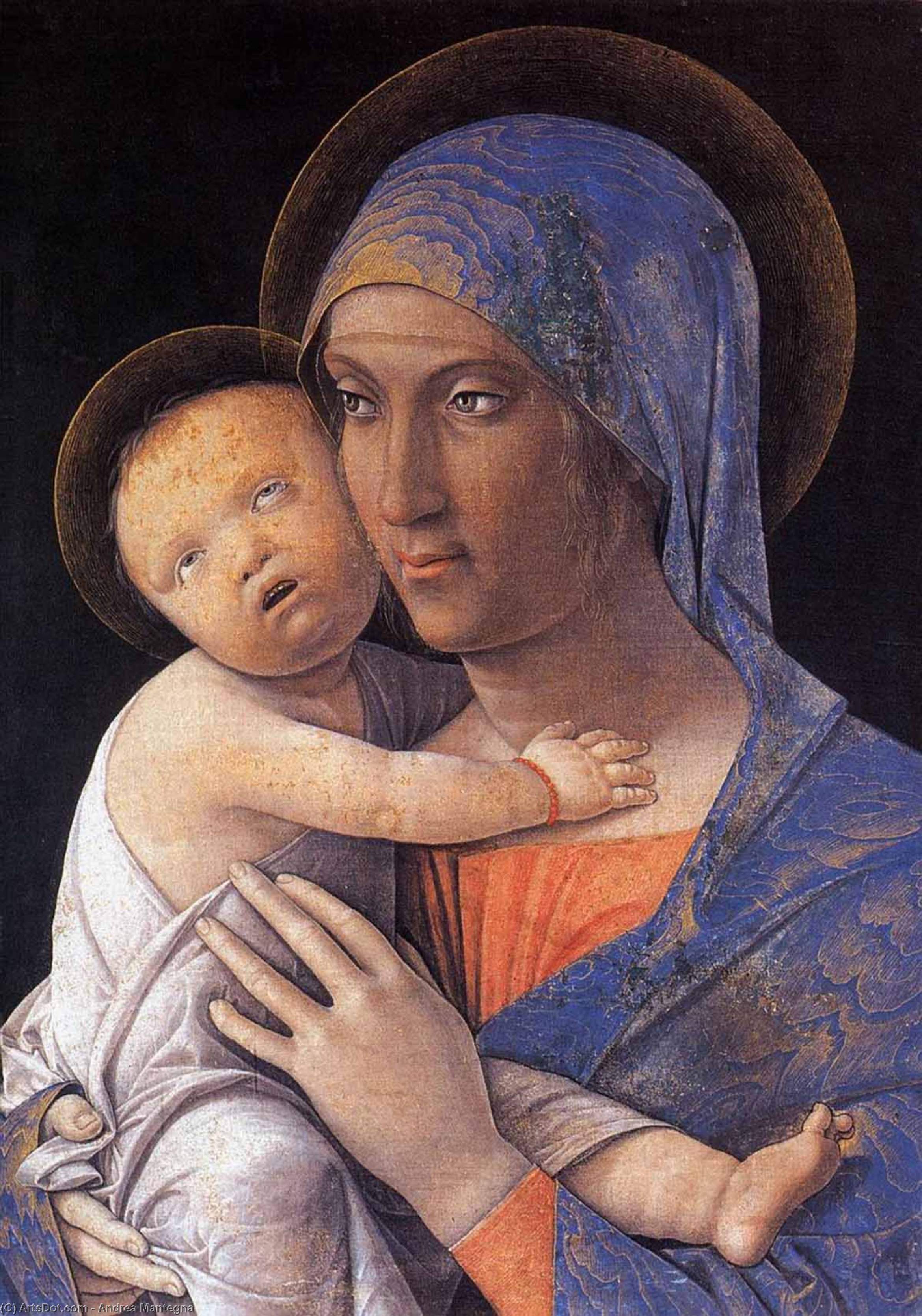 WikiOO.org - Encyclopedia of Fine Arts - Lukisan, Artwork Andrea Mantegna - Madonna and Child