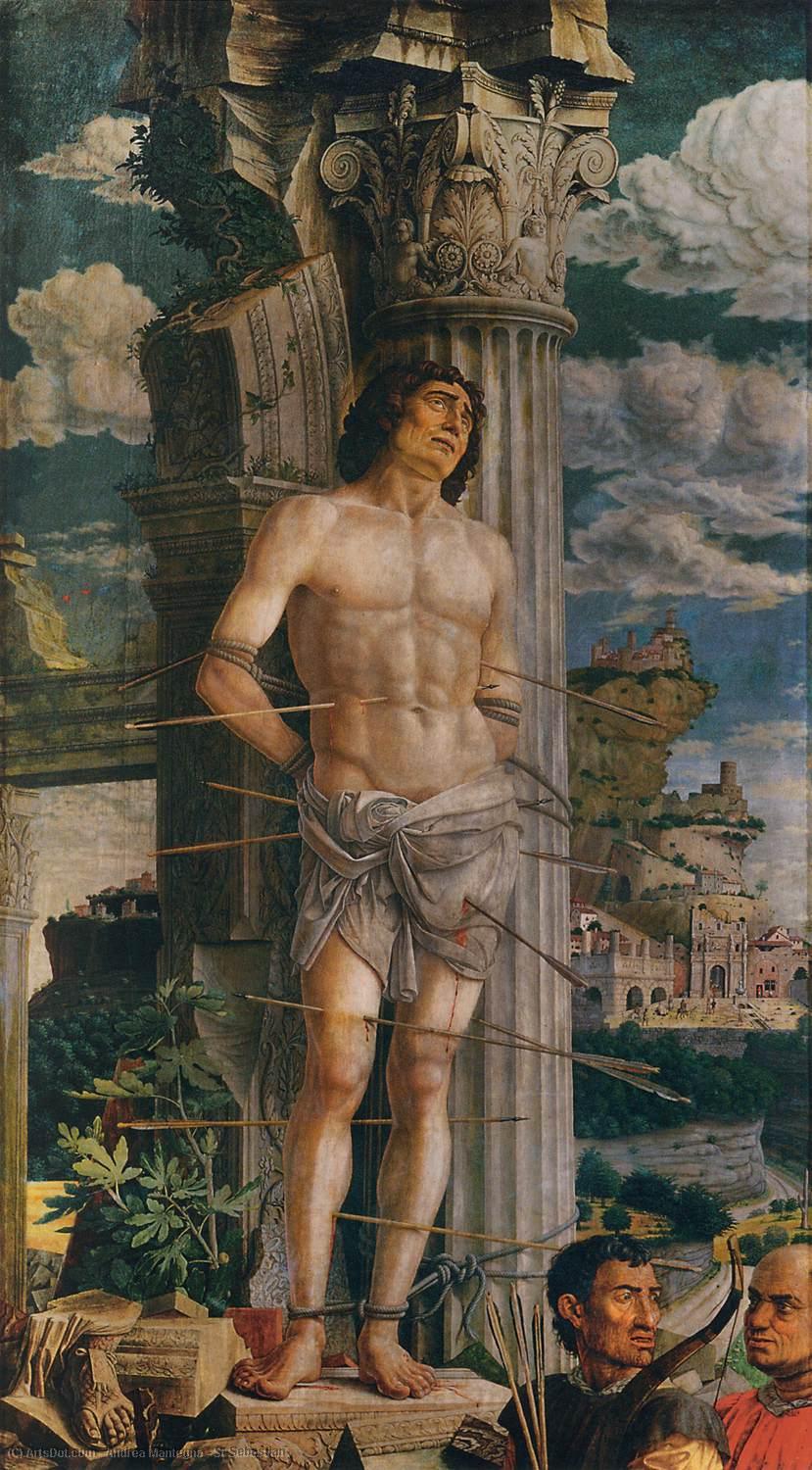 Wikioo.org – L'Enciclopedia delle Belle Arti - Pittura, Opere di Andrea Mantegna - san sebastiano