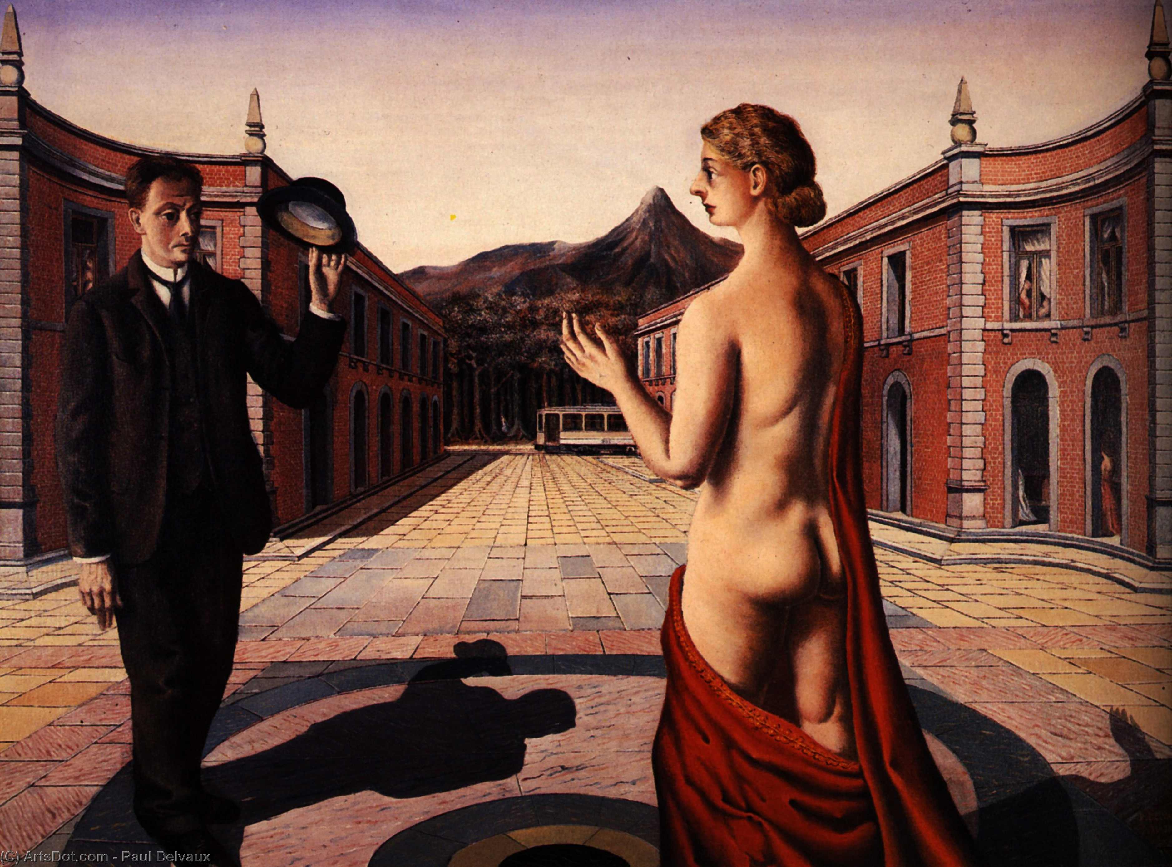 Wikioo.org - The Encyclopedia of Fine Arts - Painting, Artwork by Paul Delvaux - Salut