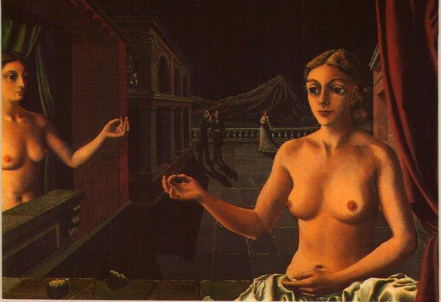 Wikioo.org - The Encyclopedia of Fine Arts - Painting, Artwork by Paul Delvaux - Nocturnes