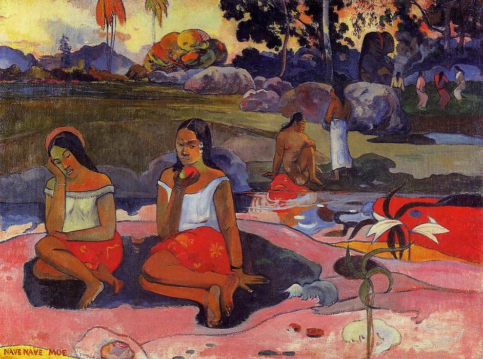 WikiOO.org - Encyclopedia of Fine Arts - Maleri, Artwork Paul Gauguin - Sacred Spring