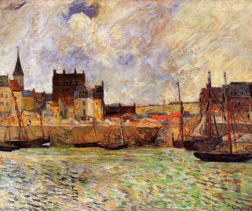 WikiOO.org - Güzel Sanatlar Ansiklopedisi - Resim, Resimler Paul Gauguin - Harbour Scene, Dieppe