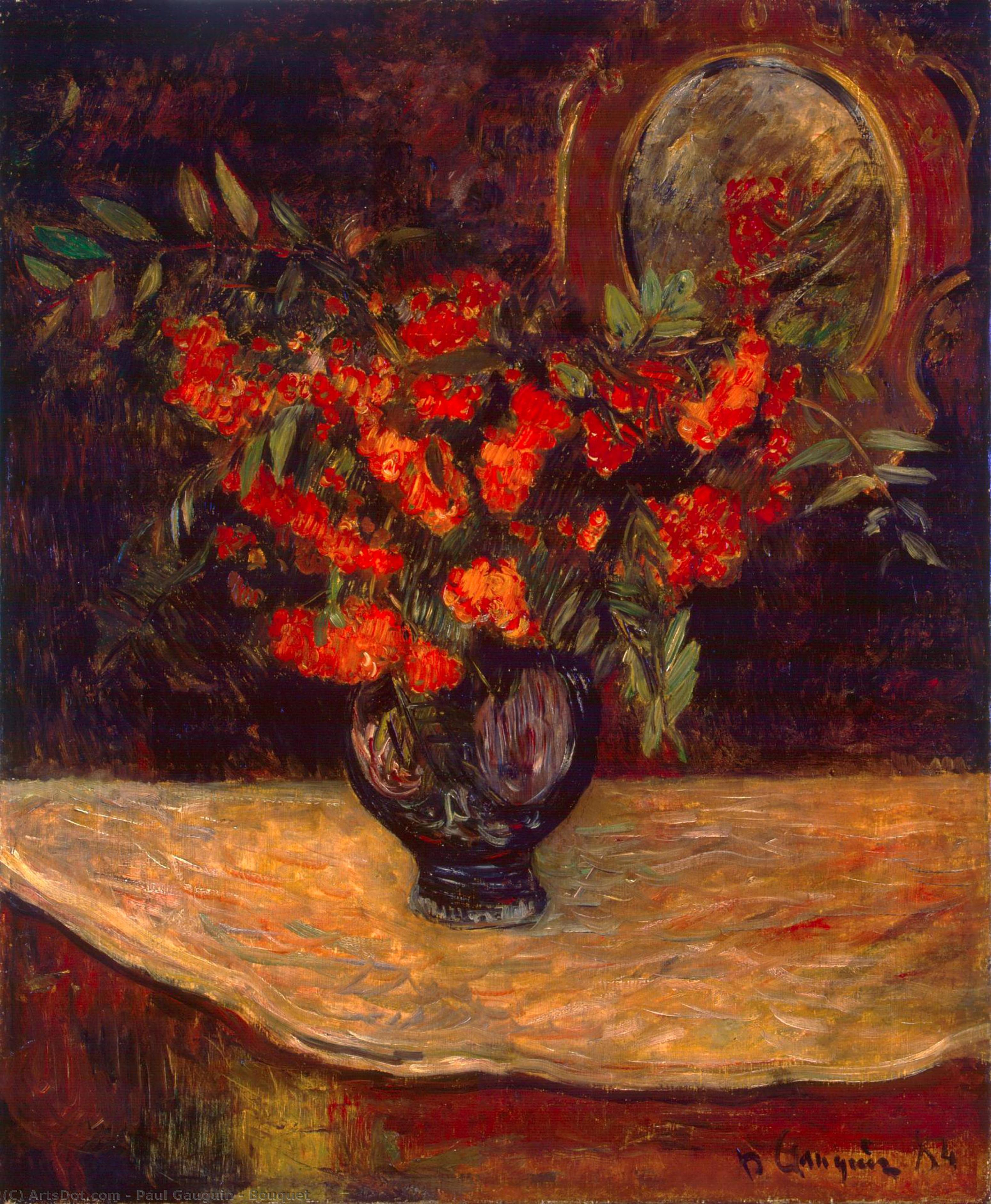 WikiOO.org - Encyclopedia of Fine Arts - Maalaus, taideteos Paul Gauguin - Bouquet
