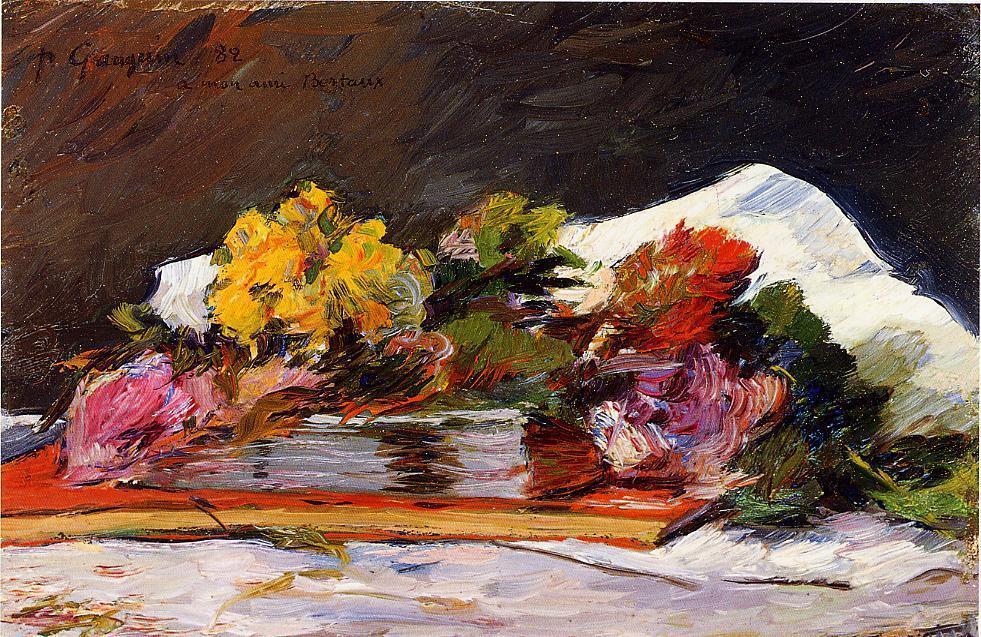 WikiOO.org - Güzel Sanatlar Ansiklopedisi - Resim, Resimler Paul Gauguin - Bouquet of flowers