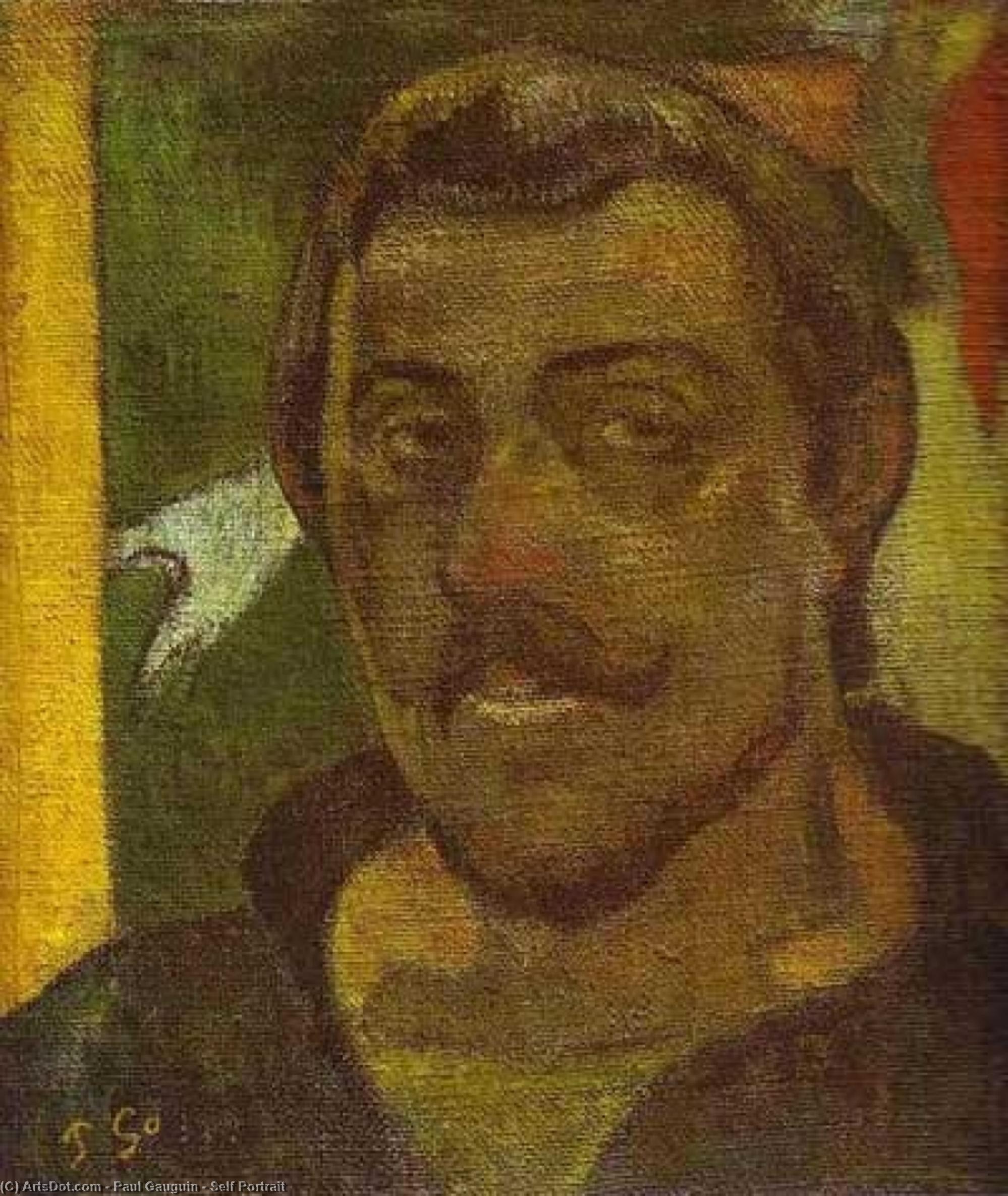 Wikioo.org - The Encyclopedia of Fine Arts - Painting, Artwork by Paul Gauguin - Self Portrait