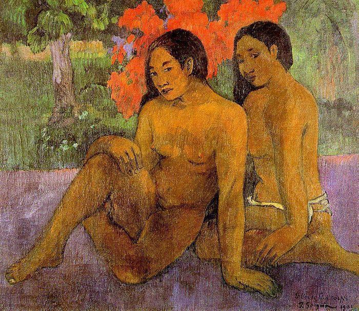 Wikioo.org - The Encyclopedia of Fine Arts - Painting, Artwork by Paul Gauguin - And the Gold of Their Bodies