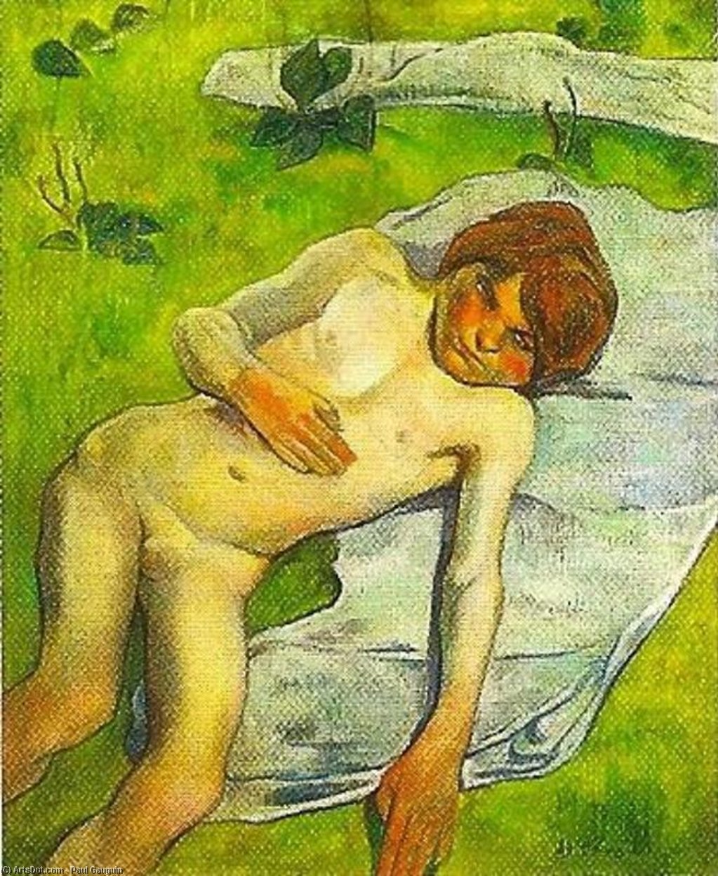 WikiOO.org - Enciklopedija likovnih umjetnosti - Slikarstvo, umjetnička djela Paul Gauguin - A breton boy