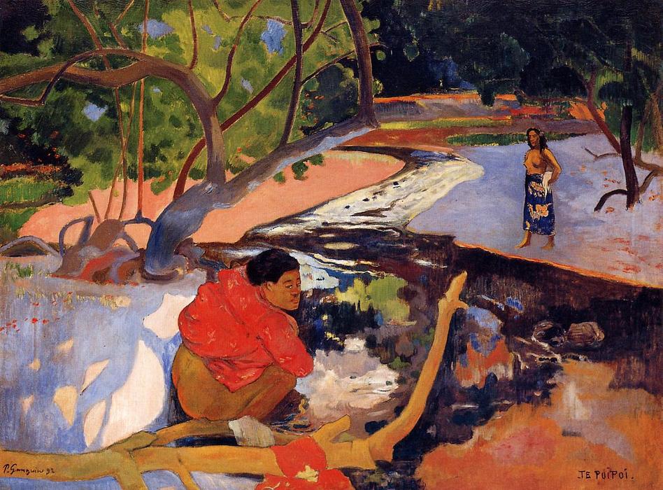 WikiOO.org - Encyclopedia of Fine Arts - Maleri, Artwork Paul Gauguin - The morning