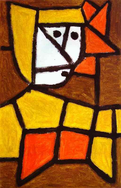 WikiOO.org - Енциклопедия за изящни изкуства - Живопис, Произведения на изкуството Paul Klee - Woman in Peasant Dress