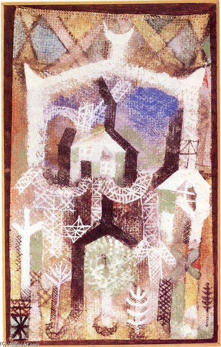 WikiOO.org - Encyclopedia of Fine Arts - Lukisan, Artwork Paul Klee - Summer houses
