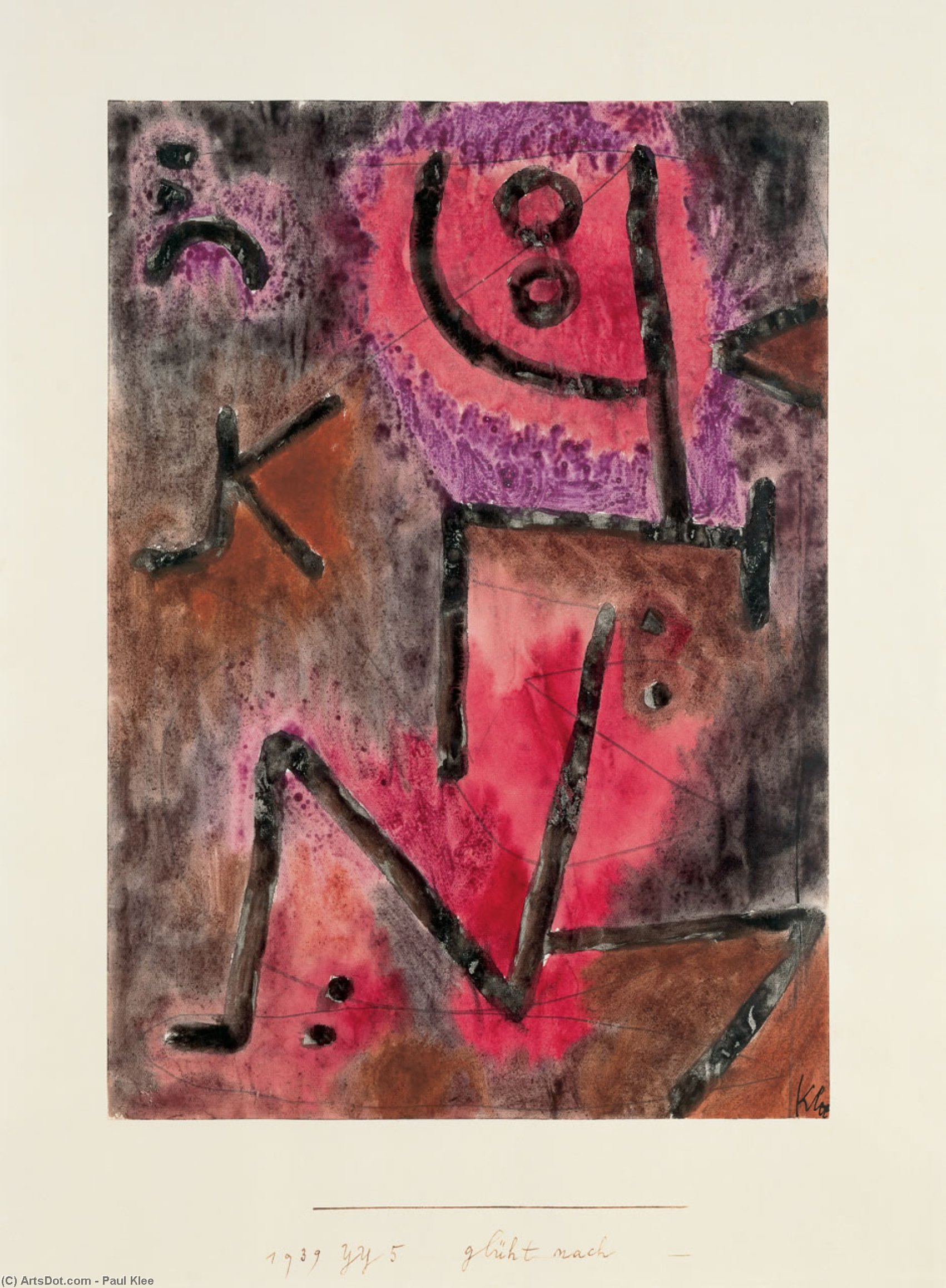 Wikioo.org - สารานุกรมวิจิตรศิลป์ - จิตรกรรม Paul Klee - After annealing