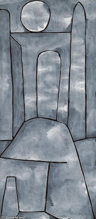 Wikioo.org - สารานุกรมวิจิตรศิลป์ - จิตรกรรม Paul Klee - A gate 