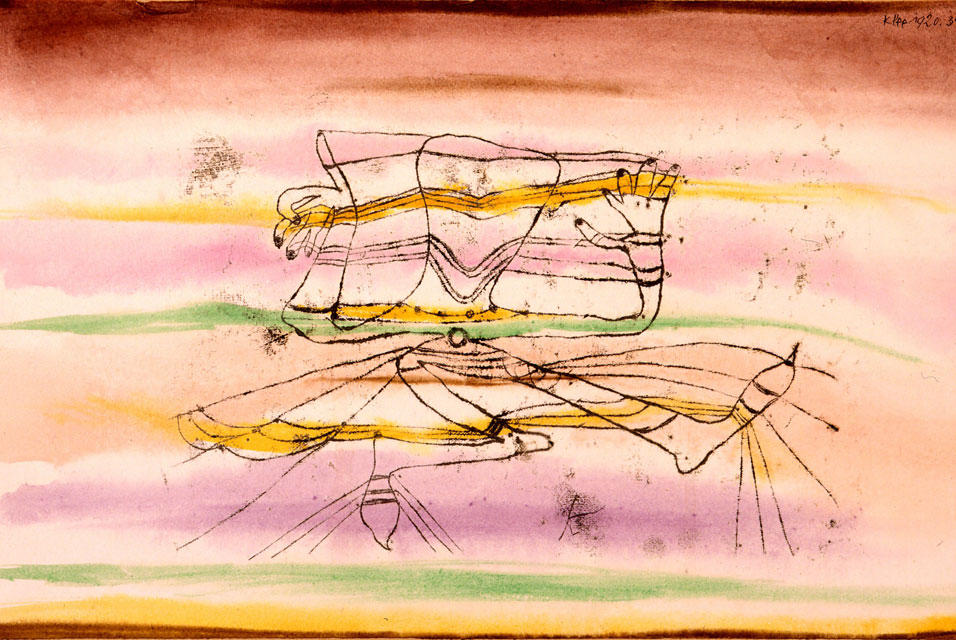 WikiOO.org - אנציקלופדיה לאמנויות יפות - ציור, יצירות אמנות Paul Klee - Veil Dance