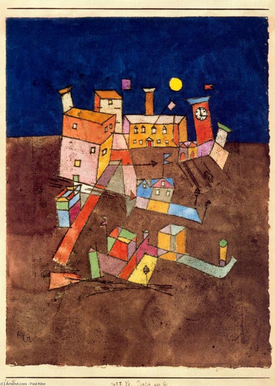 Wikioo.org - Die Enzyklopädie bildender Kunst - Malerei, Kunstwerk von Paul Klee - Teil von G