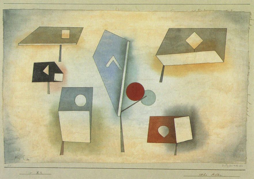 Wikioo.org - The Encyclopedia of Fine Arts - Painting, Artwork by Paul Klee - Six species
