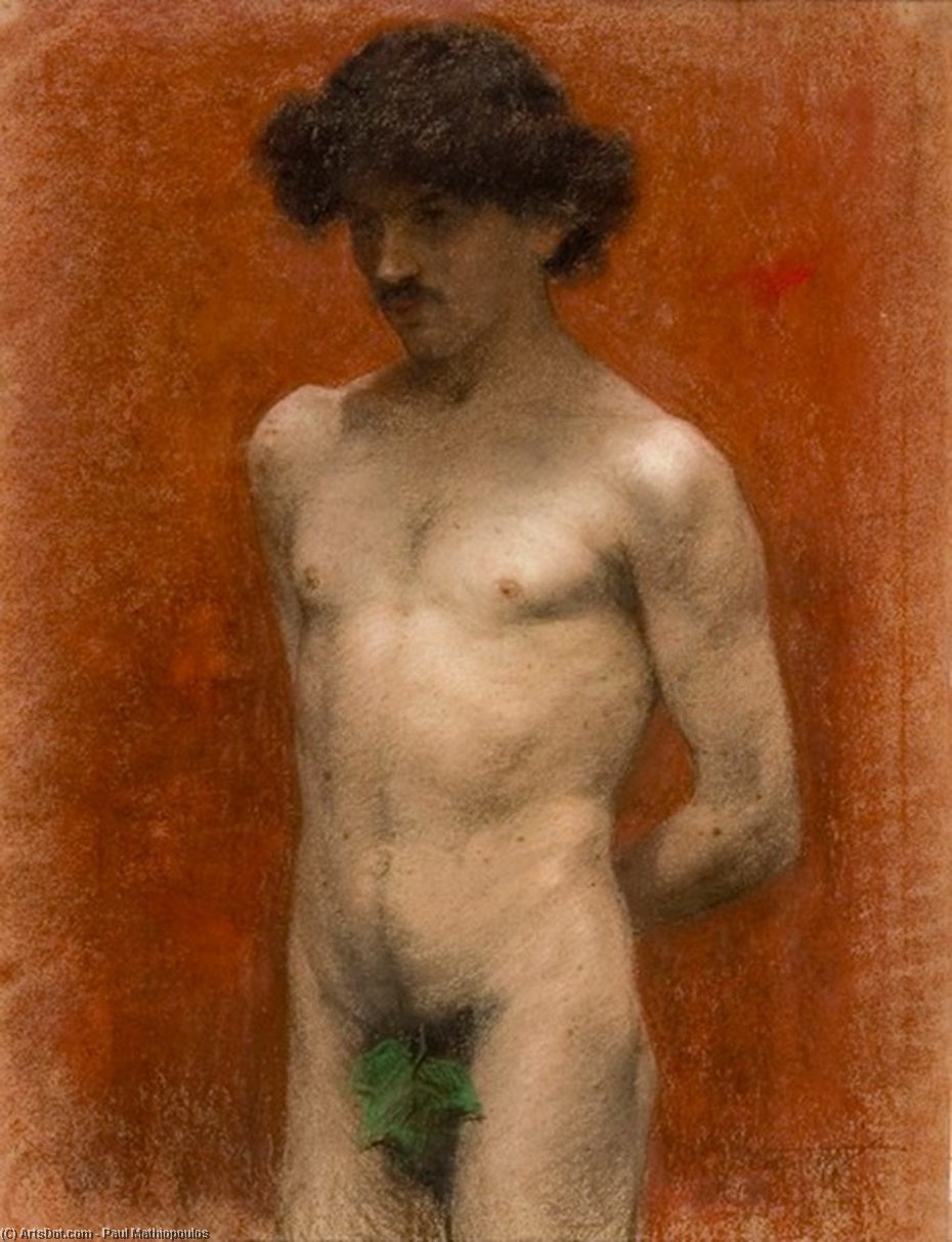 Wikioo.org – L'Enciclopedia delle Belle Arti - Pittura, Opere di Paul Mathiopoulos - nudo maschile