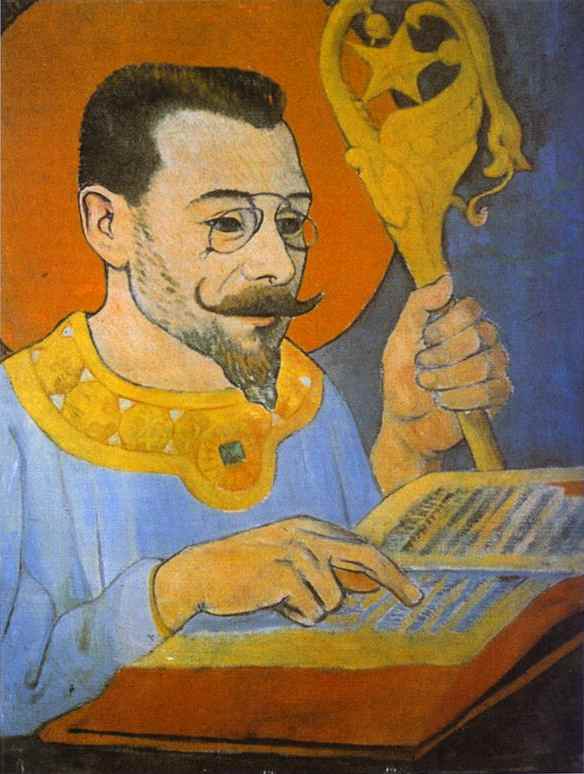 Wikioo.org - The Encyclopedia of Fine Arts - Painting, Artwork by Paul Serusier - Portrait of Paul Ranson Dressed as a Prophet
