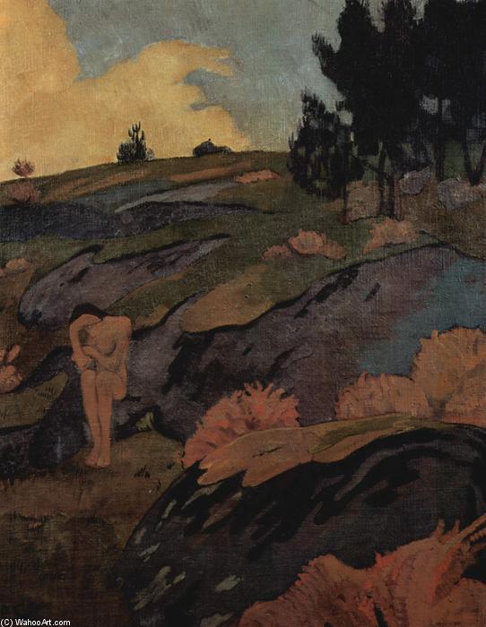 WikiOO.org - Encyclopedia of Fine Arts - Maleri, Artwork Paul Serusier - Melancholia, or Breton Eve
