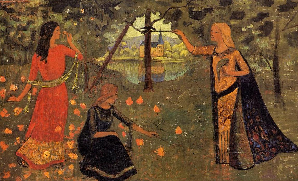 Wikioo.org - The Encyclopedia of Fine Arts - Painting, Artwork by Paul Serusier - The Youth of Queen Anne