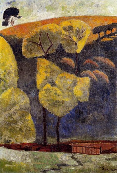 Wikioo.org - The Encyclopedia of Fine Arts - Painting, Artwork by Paul Serusier - The Blue Valley