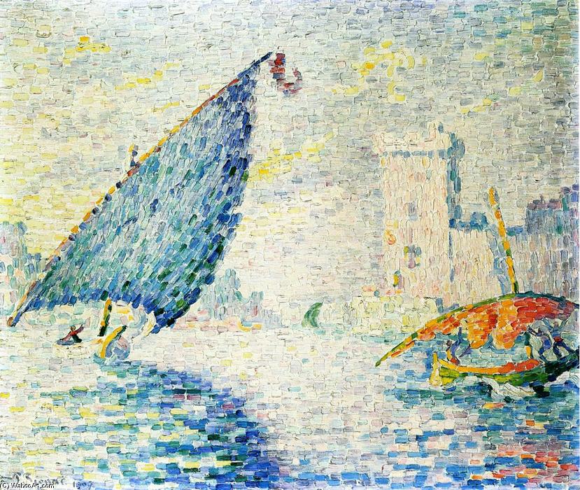 Wikioo.org - The Encyclopedia of Fine Arts - Painting, Artwork by Paul Signac - Fort Saint-Jean, Marseilles