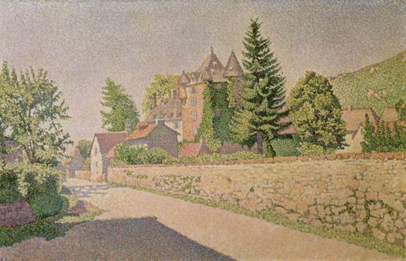 WikiOO.org – 美術百科全書 - 繪畫，作品 Paul Signac - 城堡Comblat