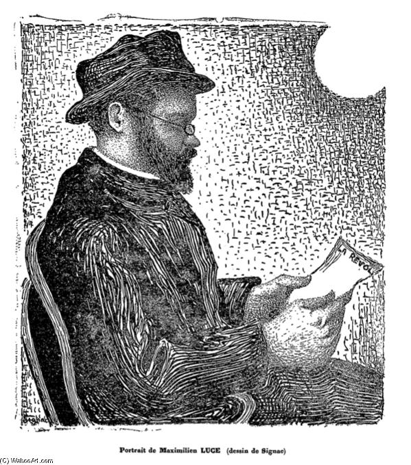 Wikioo.org - Encyklopedia Sztuk Pięknych - Malarstwo, Grafika Paul Signac - The Portrait of Maximilien Luce