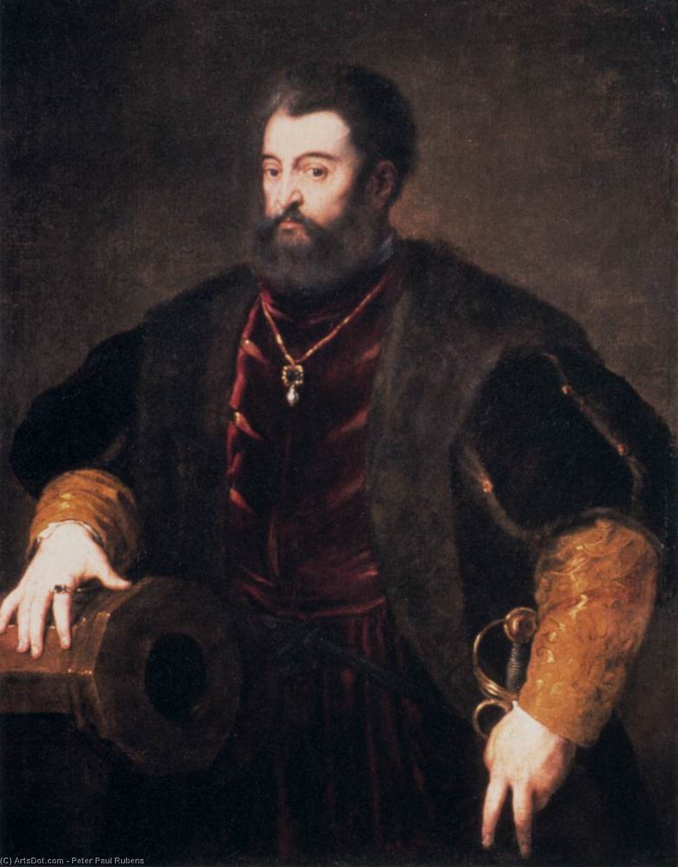 WikiOO.org - Encyclopedia of Fine Arts - Maleri, Artwork Peter Paul Rubens - Alfonso I d'Este, Duke of Ferrara