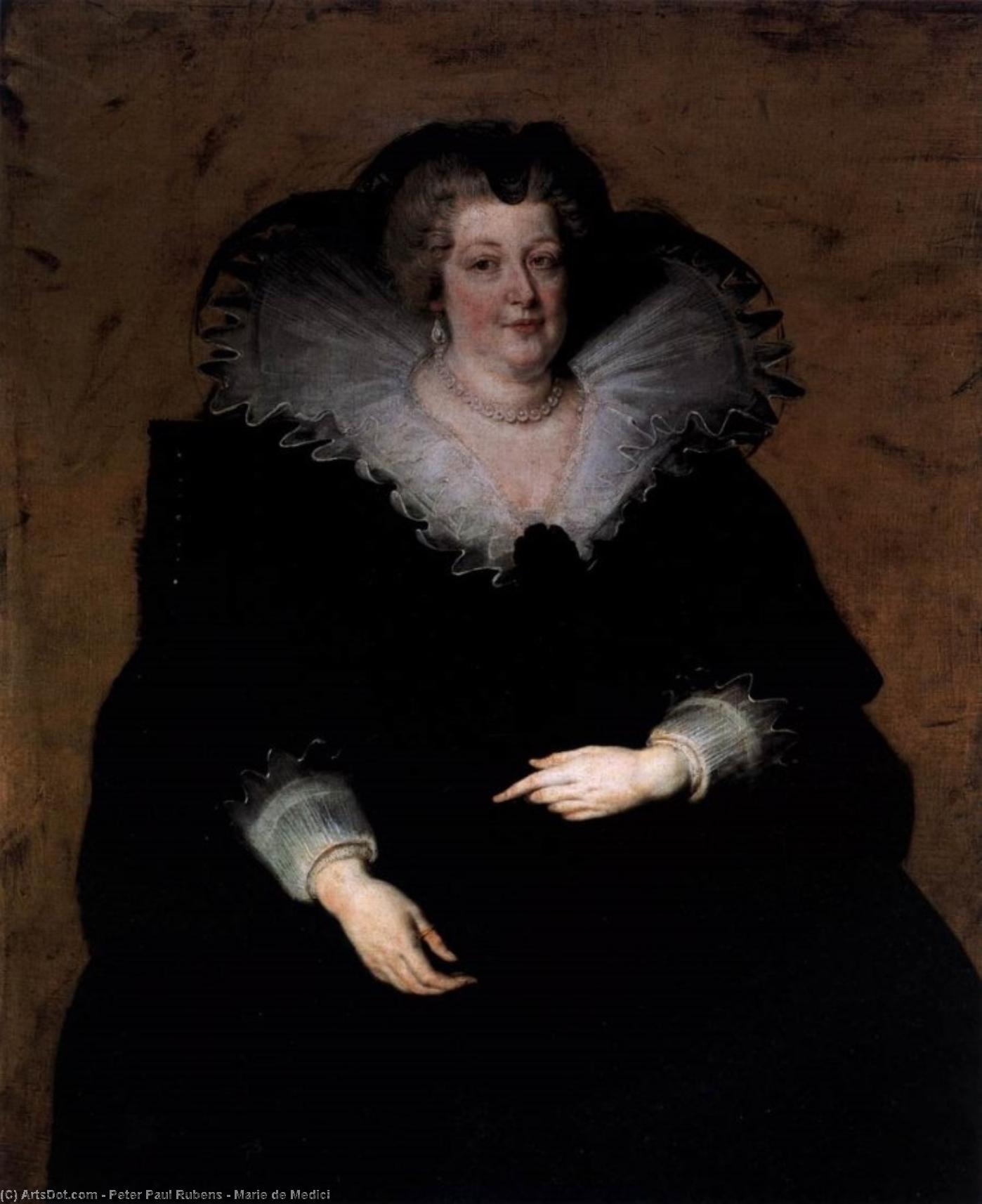 Wikioo.org - The Encyclopedia of Fine Arts - Painting, Artwork by Peter Paul Rubens - Marie de Medici