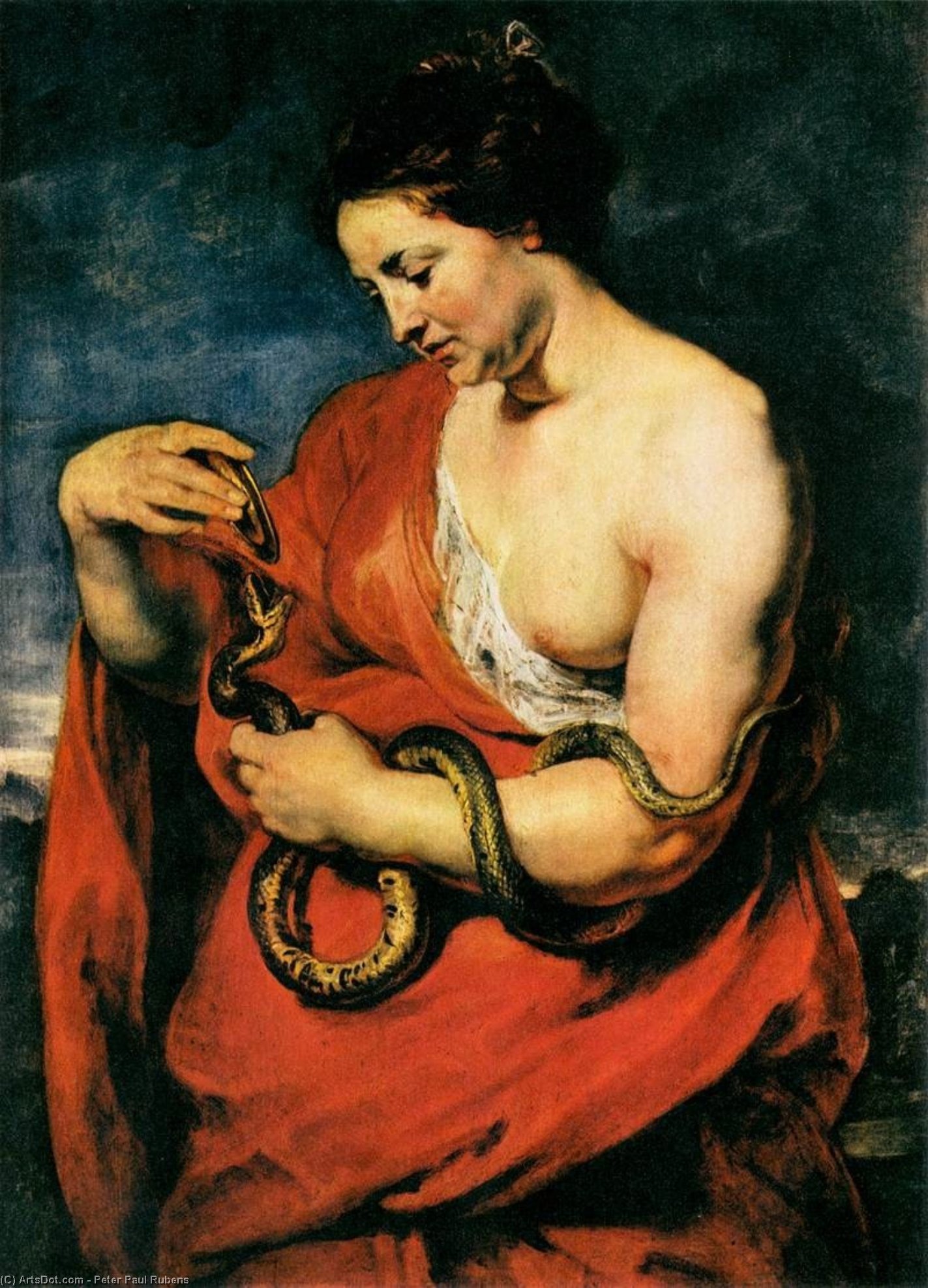 WikiOO.org - Güzel Sanatlar Ansiklopedisi - Resim, Resimler Peter Paul Rubens - Hygeia, Goddess of Health