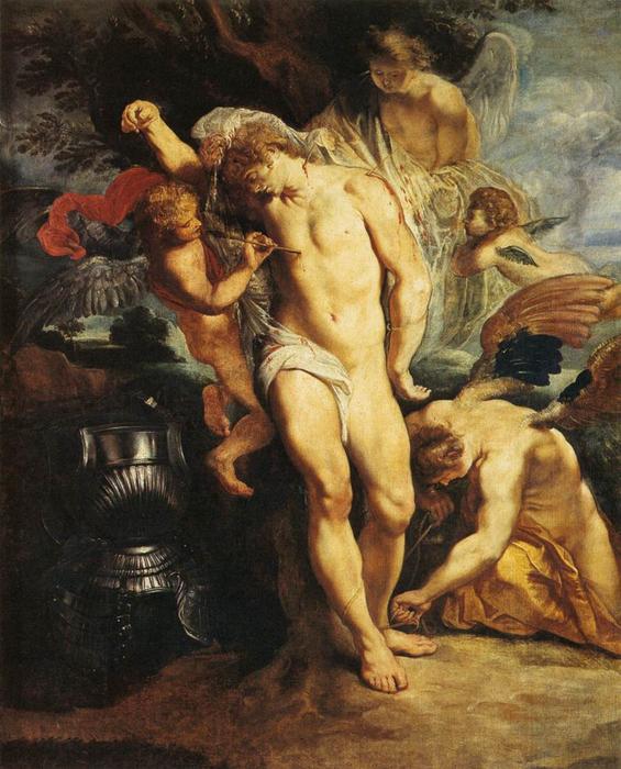 Wikioo.org - Bách khoa toàn thư về mỹ thuật - Vẽ tranh, Tác phẩm nghệ thuật Peter Paul Rubens - The Martyrdom of St. Sebastian
