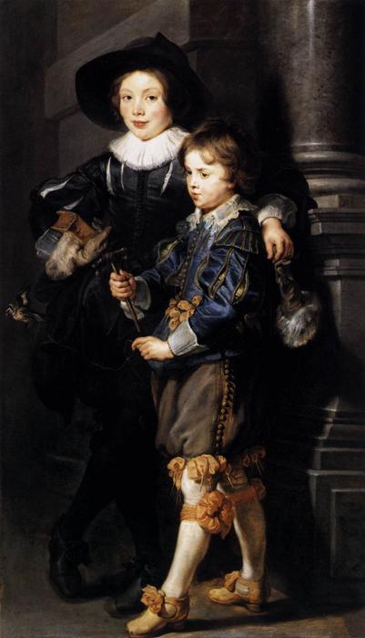 WikiOO.org - Εγκυκλοπαίδεια Καλών Τεχνών - Ζωγραφική, έργα τέχνης Peter Paul Rubens - Albert and Nicolaas Rubens