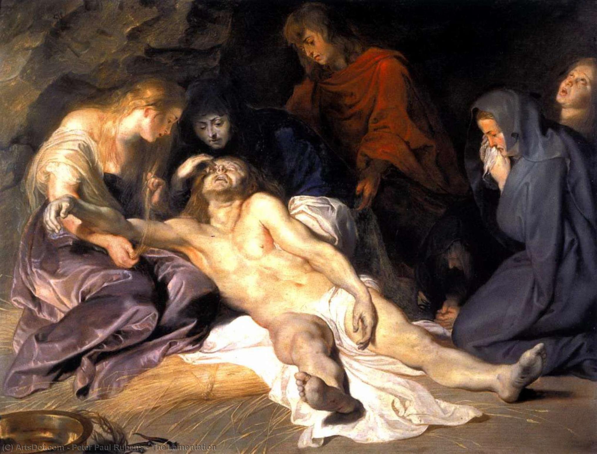 WikiOO.org - Encyclopedia of Fine Arts - Maľba, Artwork Peter Paul Rubens - The Lamentation