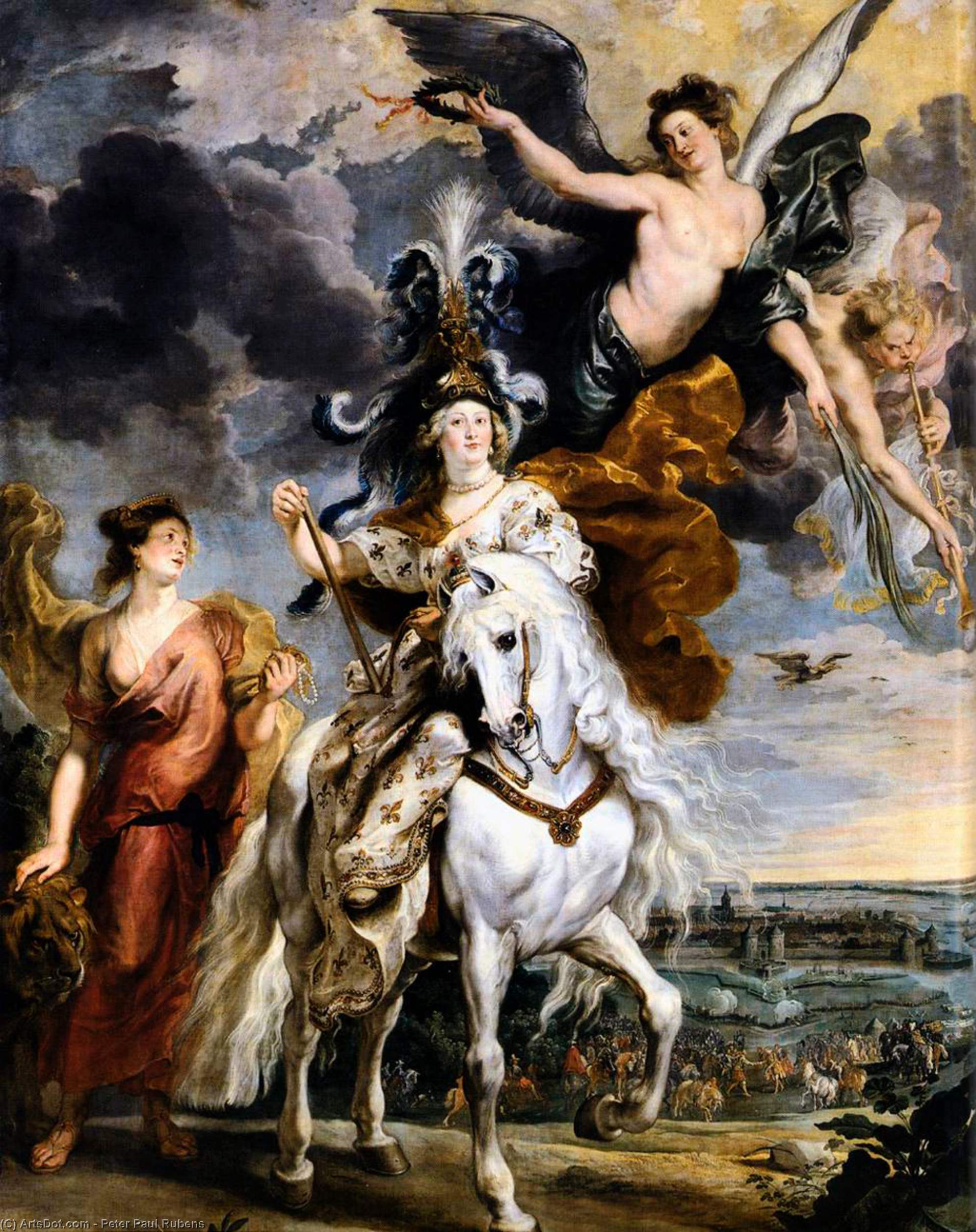 Wikioo.org - The Encyclopedia of Fine Arts - Painting, Artwork by Peter Paul Rubens - The Triumph of Juliers, 1st September 1610