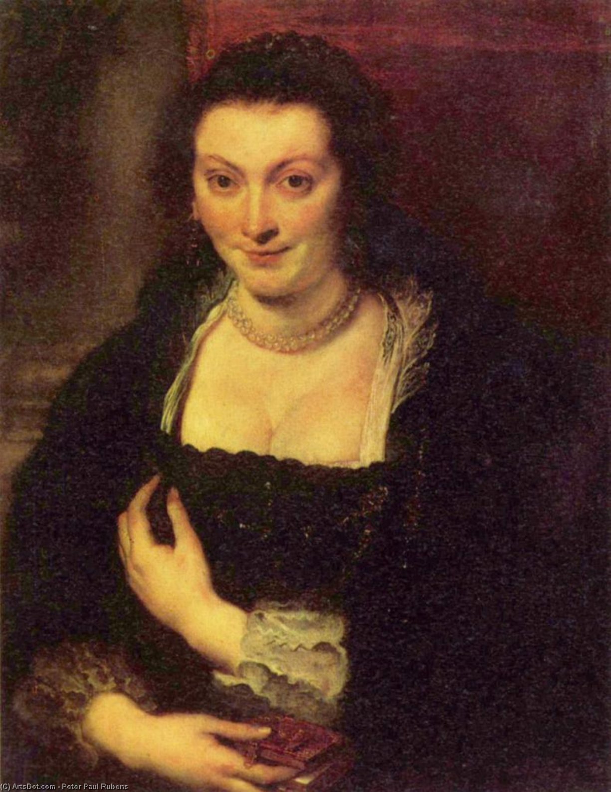 WikiOO.org - 백과 사전 - 회화, 삽화 Peter Paul Rubens - Portrait of Isabella Brandt