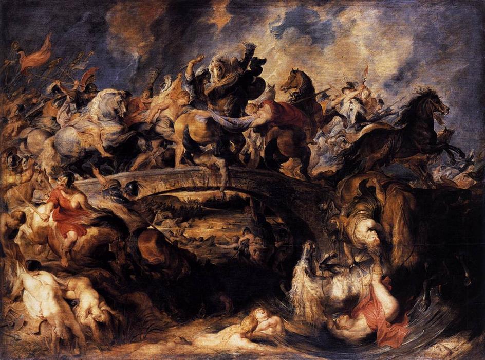 WikiOO.org - Enciclopedia of Fine Arts - Pictura, lucrări de artă Peter Paul Rubens - Battle of the Amazons