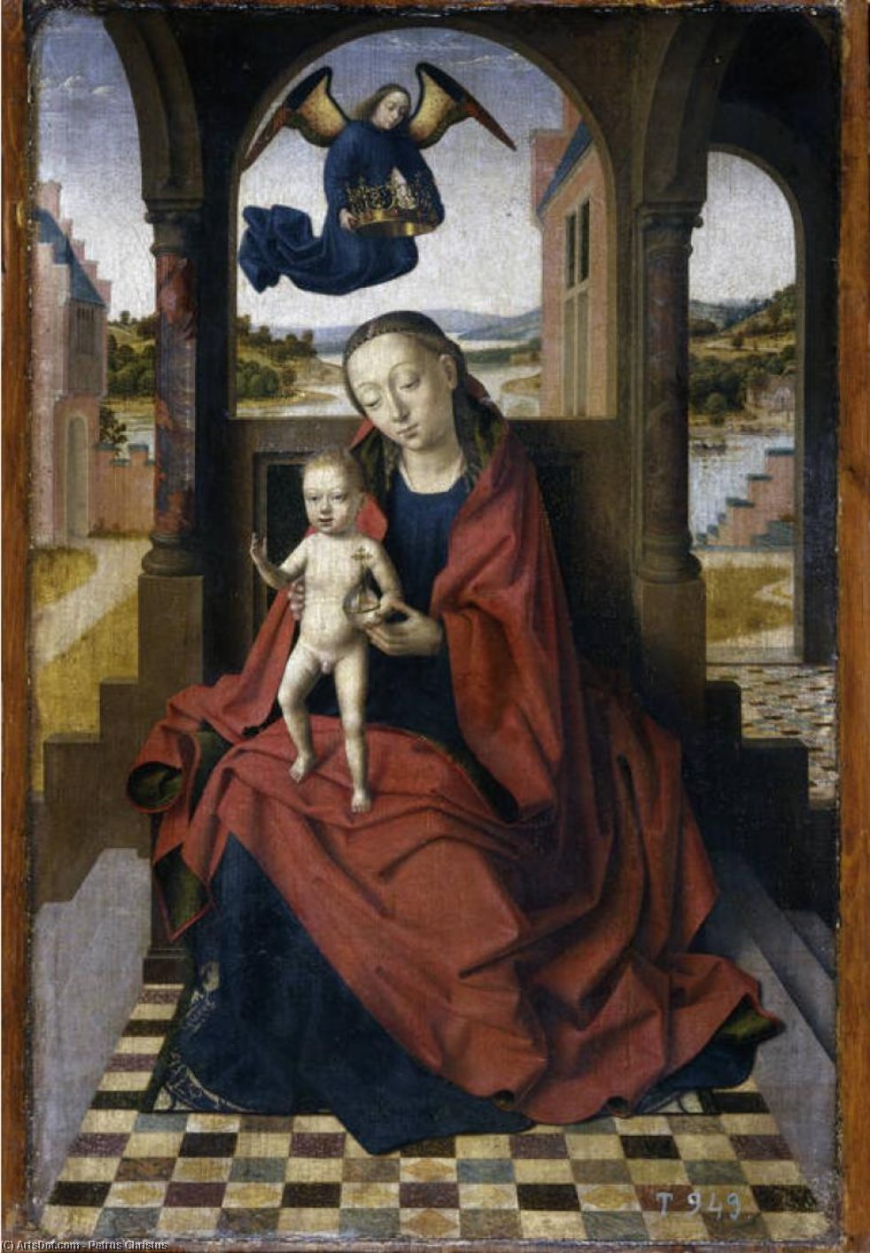 Wikioo.org - The Encyclopedia of Fine Arts - Painting, Artwork by Petrus Christus - Madonna with the Child